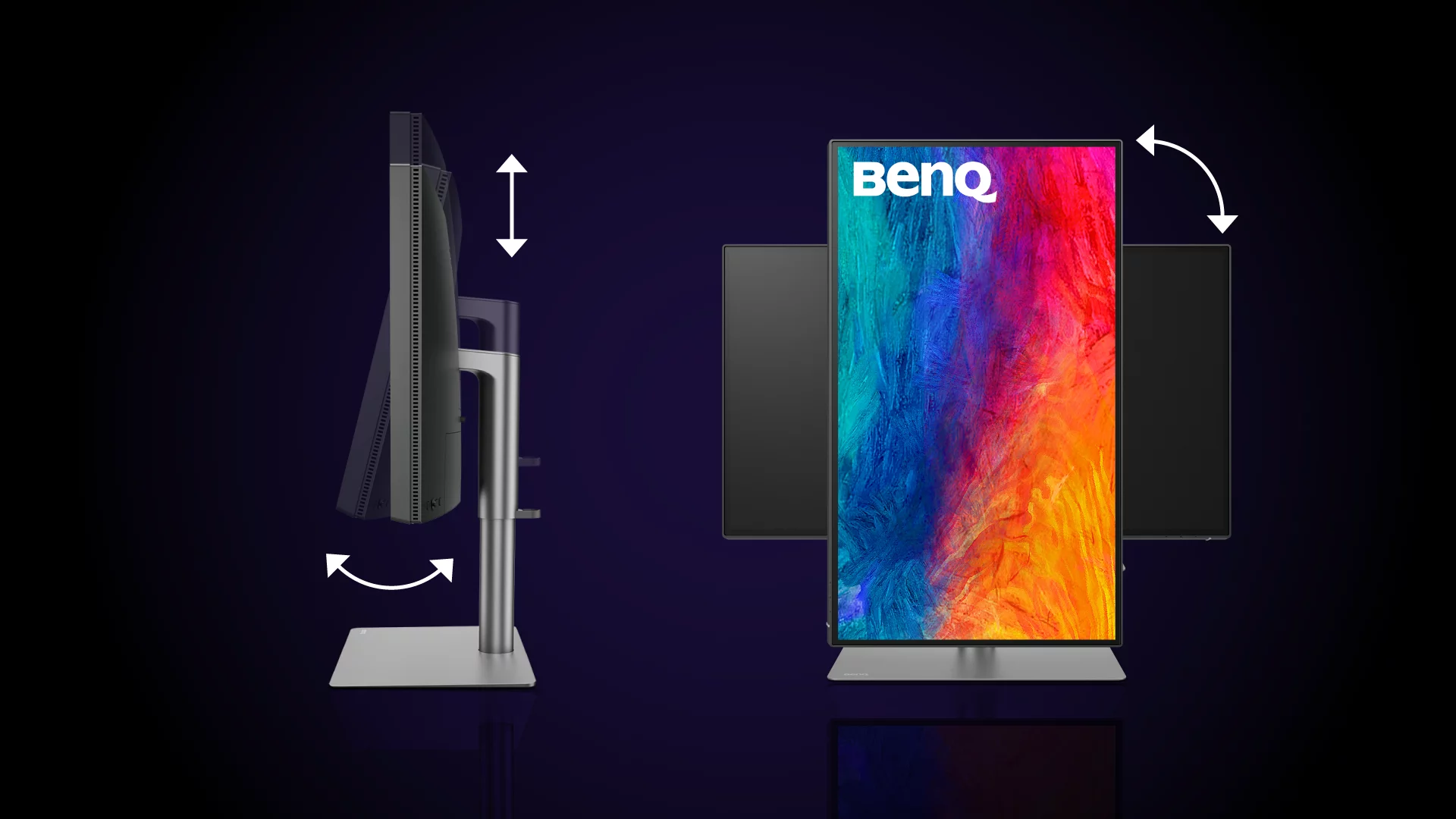 Die BenQ Monitore lassen sich optimal an dein Arbeitsumfeld anpassen