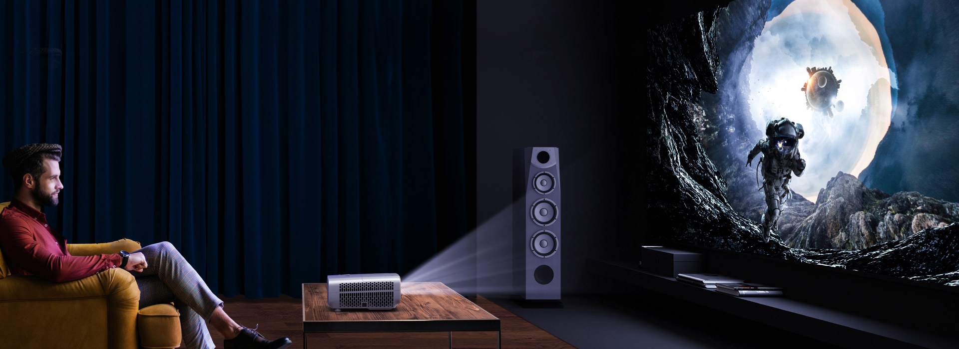 Ein BenQ 100 Zoll Projektor bietet ein besseres Kinoerlebnis