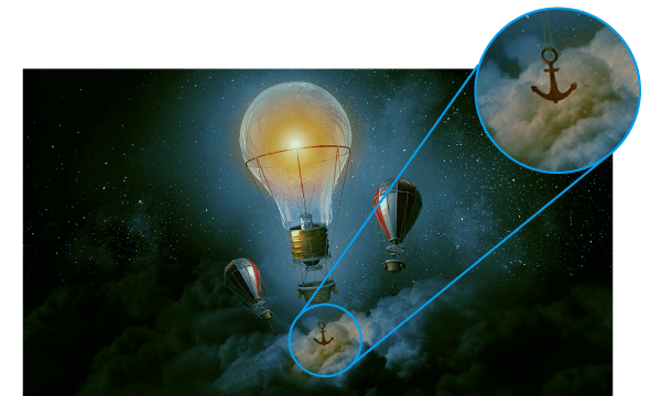 Ein herkömmlicher Projektor zeigt keine realitätsgetreuen Farben der Natur