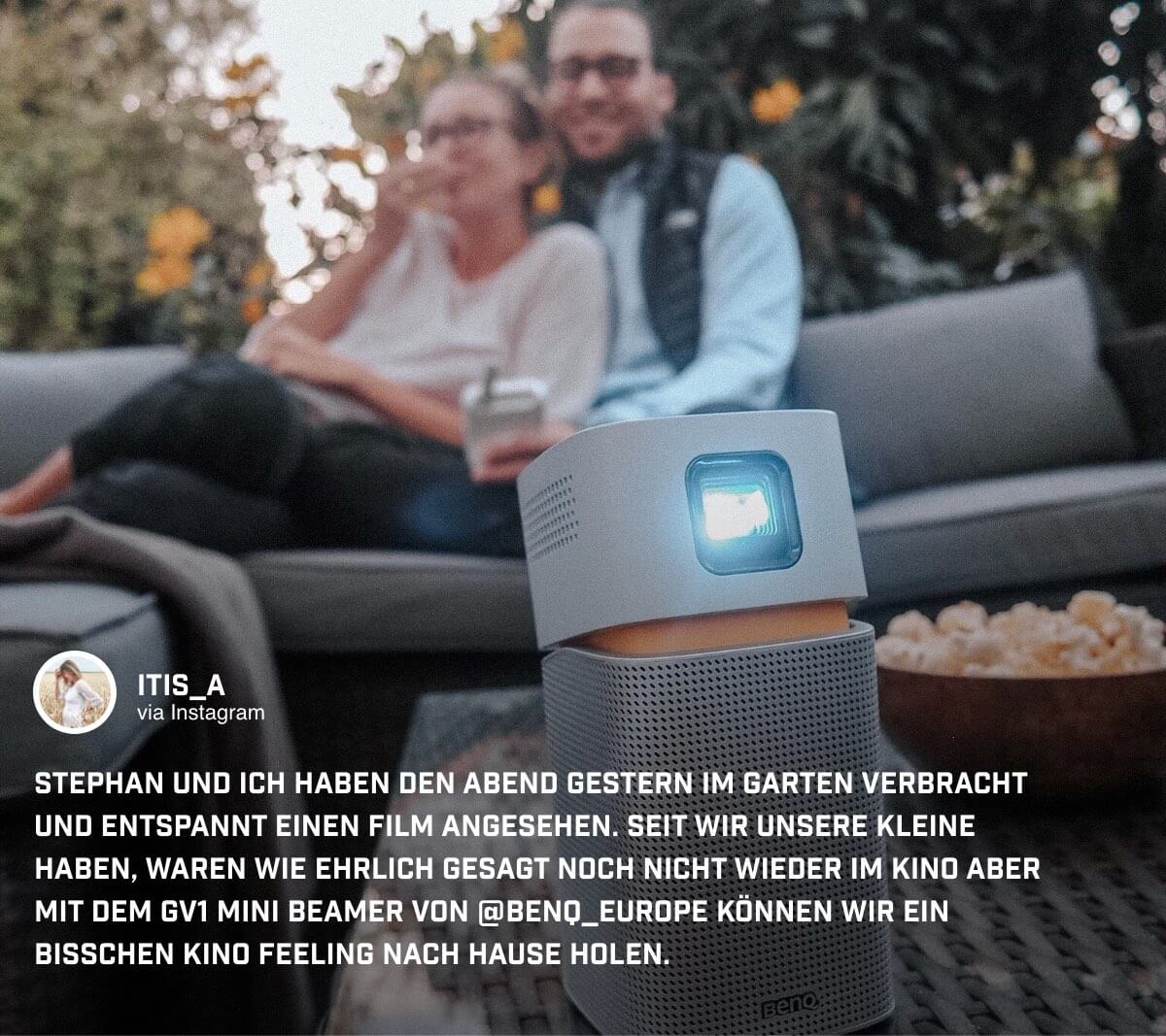 @itis_a genießt ihre Lieblingsilme nun auch im Garten