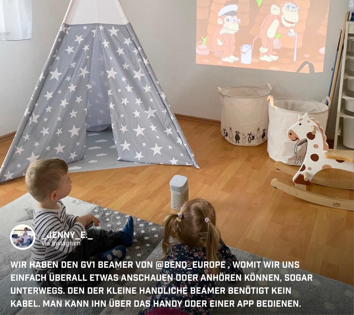 Filmspaß im Kinderzimmer