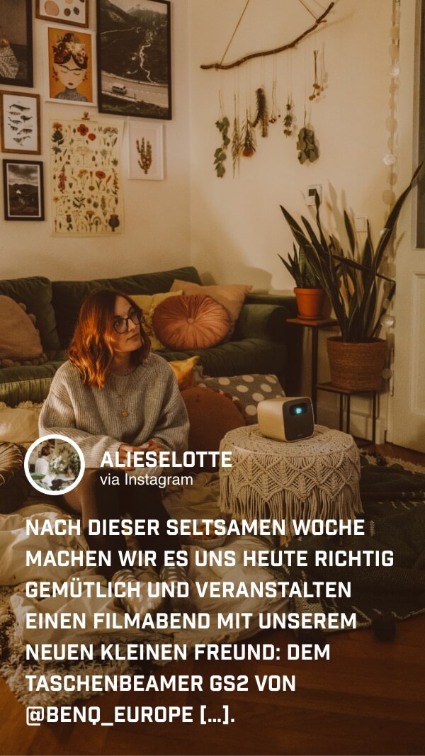 @jalieselotte genießt echtes Heimkinofeeling im eigenen Wohnzimmer