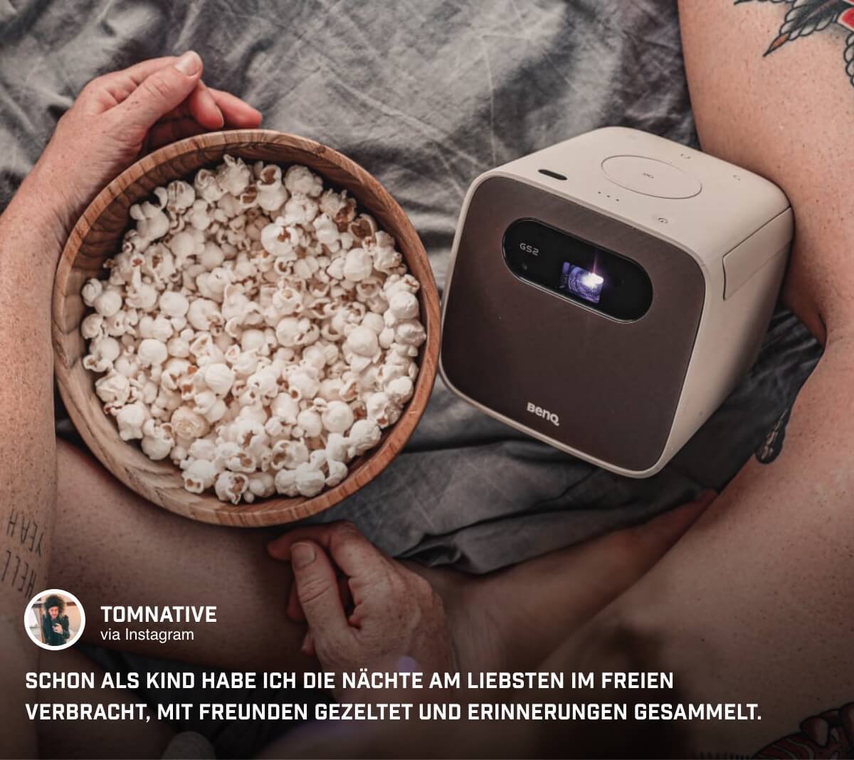 @tomnative hat sein eigenes Kino nun überall im Freien