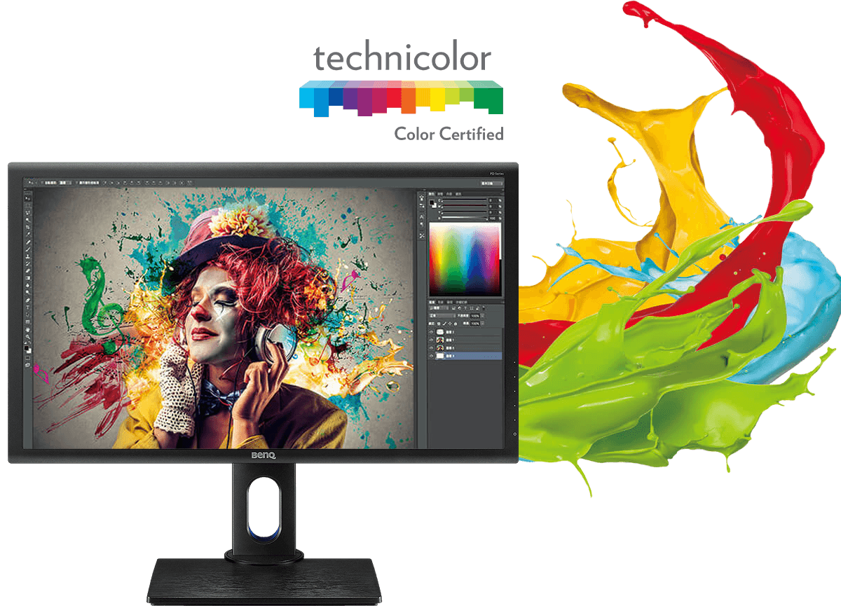 De Technicolor certificering is voorbehouden aan apparaten die voldoen aan de strenge eisen van het Technicolor Color Certified programma. Dit betekent dat ontwerpers kunnen vertrouwen op 100% consistente kleuren.