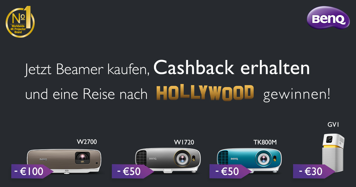Benq Beamer Cashback Aktion Inklusive Verlosung Einer