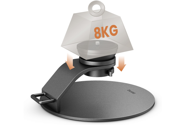 Stojak BenQ do projektora o udźwigu do 8 kg z metalowym ramieniem i antypoślizgową podstawą dla stabilnej projekcji na stole
