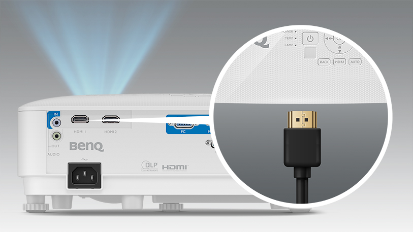 BenQ MS550 can do Auto Turns On once the HDMI input signal is detected