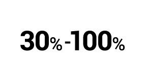 30%~100% Dynamic Lamp Power
