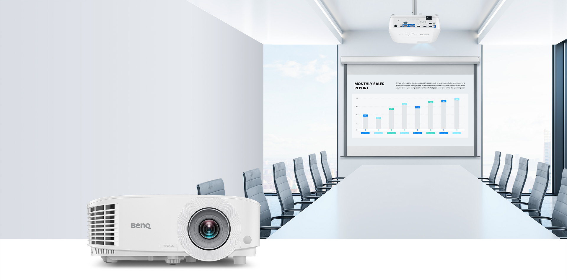 MW732 | 4000AL WXGA Network Business Projector