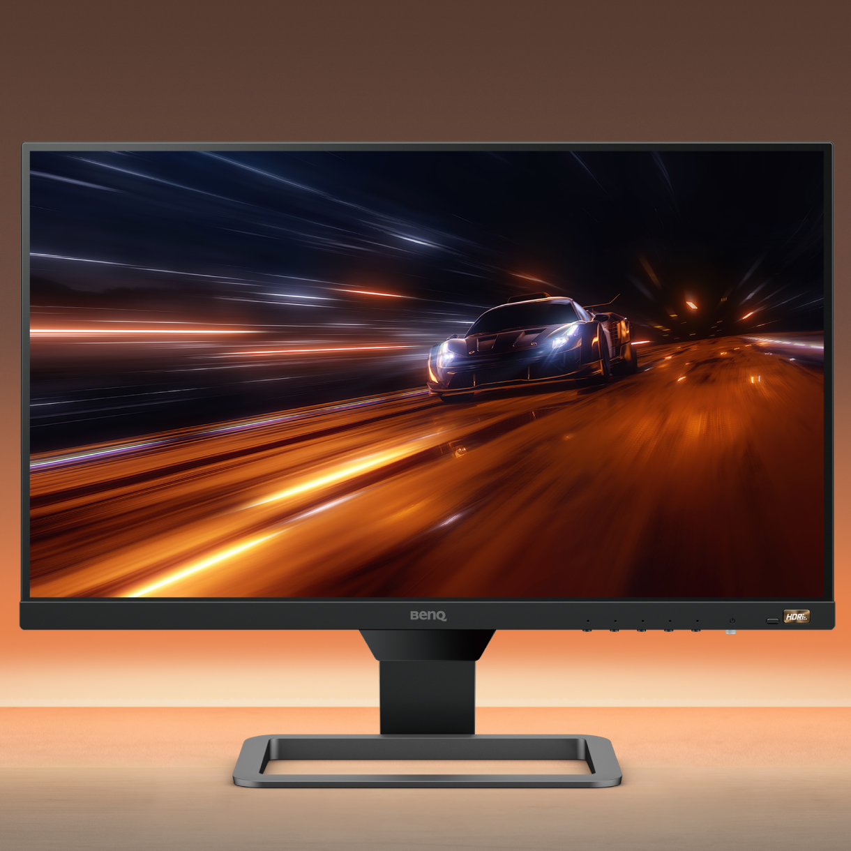 Monitor mit Dino. 