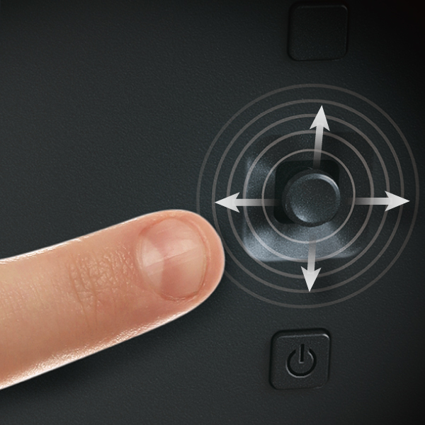 benq ew2780u one-stop navigator to reach all the settings with 5-key navigator