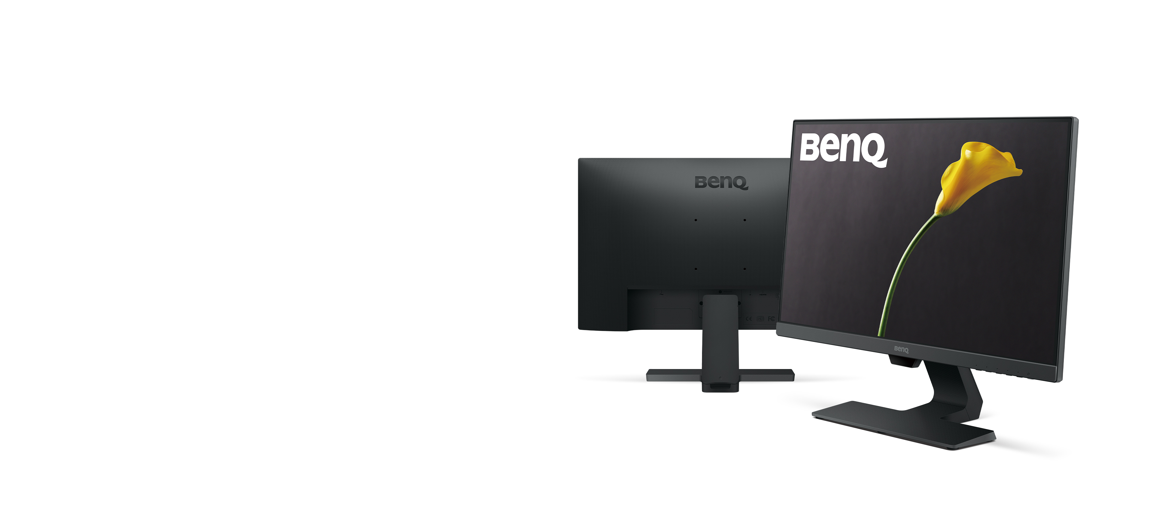 benq gw2480 stylish home monitor with slim bezels and benq eye-care technology