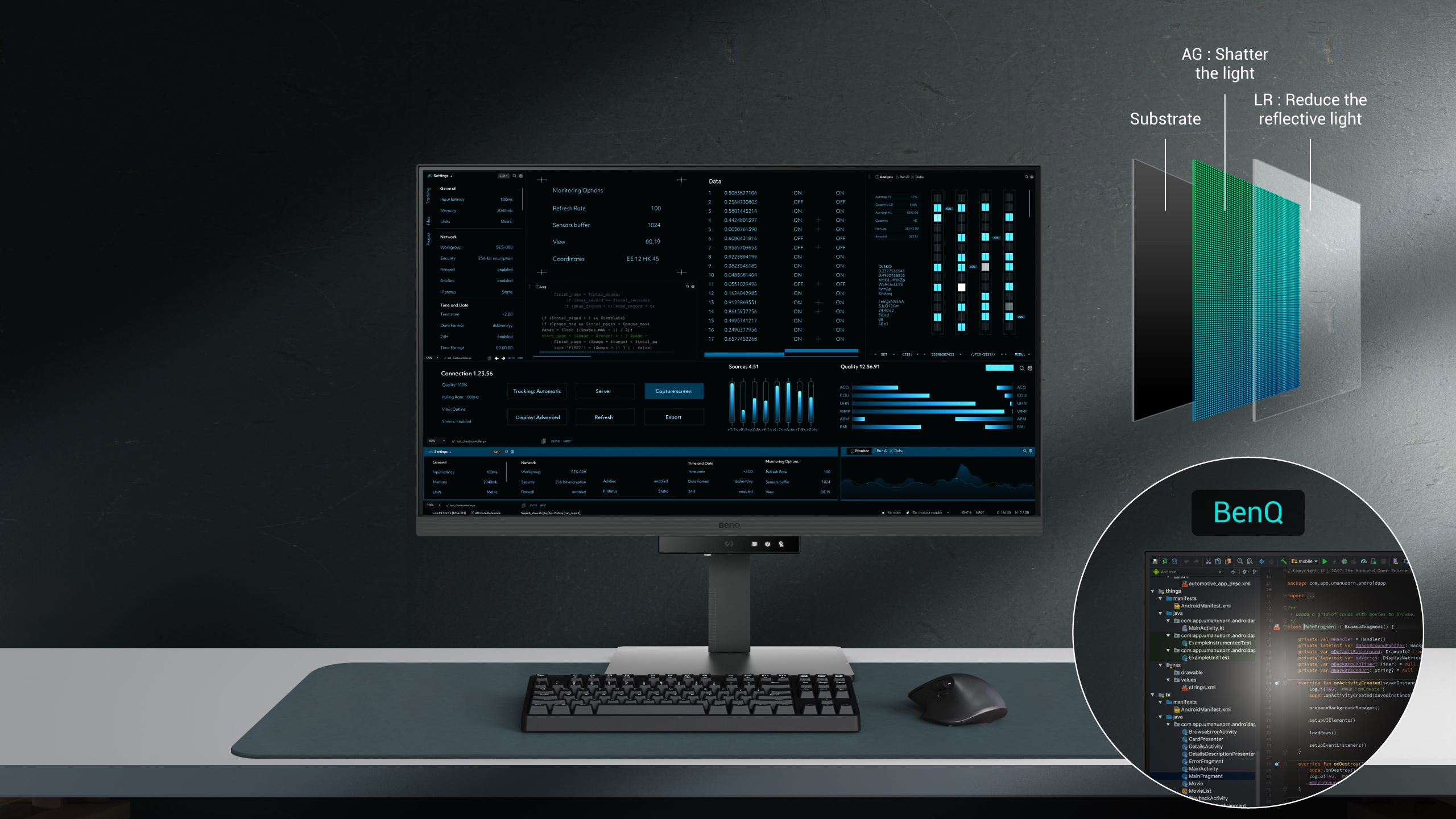 Enter the coding flow in seconds with BenQ Nano Matte Panel