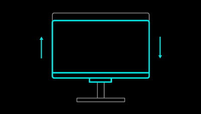 BenQ RD320U je vybaven výškově nastavitelným stojanem pro vaše pohodlí