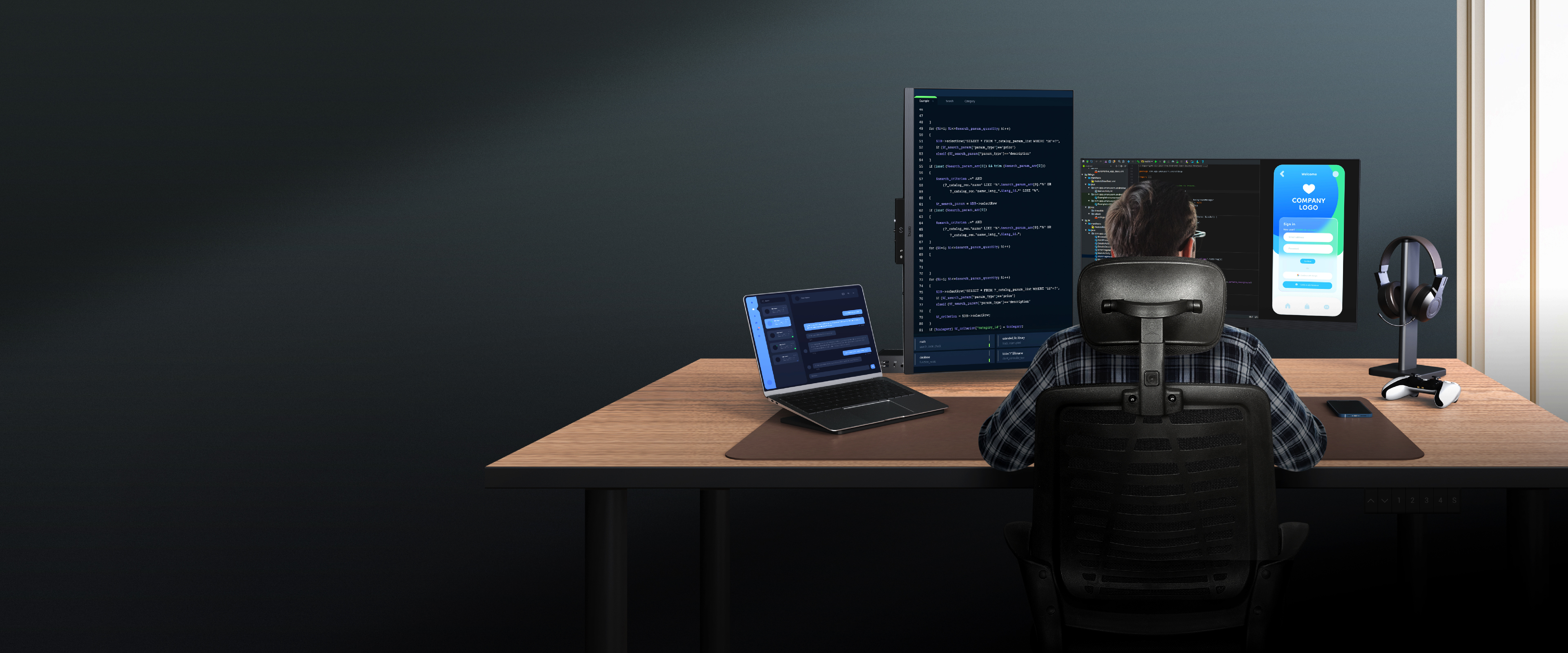 Optimální poloha těla, vynikající výkonnost Zbavte se dlouhodobých bolestí krku a těla. Monitory BenQ pro programátory kladou důraz na vaše pohodlí při dlouhodobých projektech.