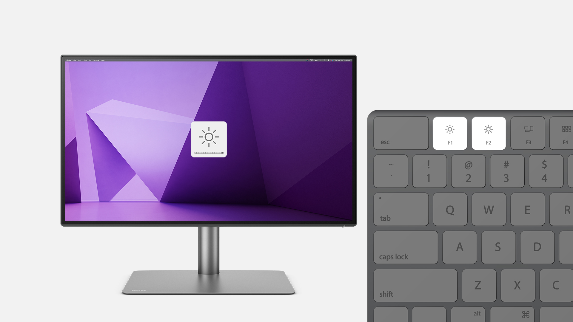 monitor display pilot dla Mac