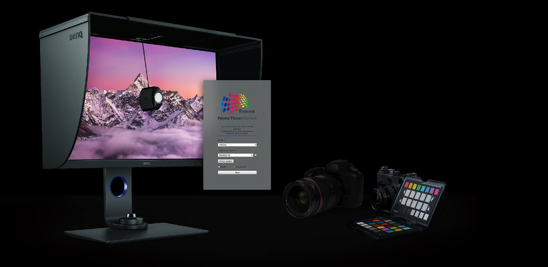 benq palette master element assists to hardware calibrate your monitor