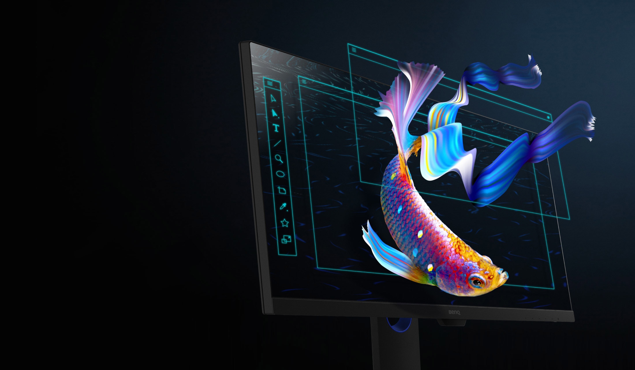 Monitor BenQ PD2705Q, 27 inch, 9H.LJELA.TBE