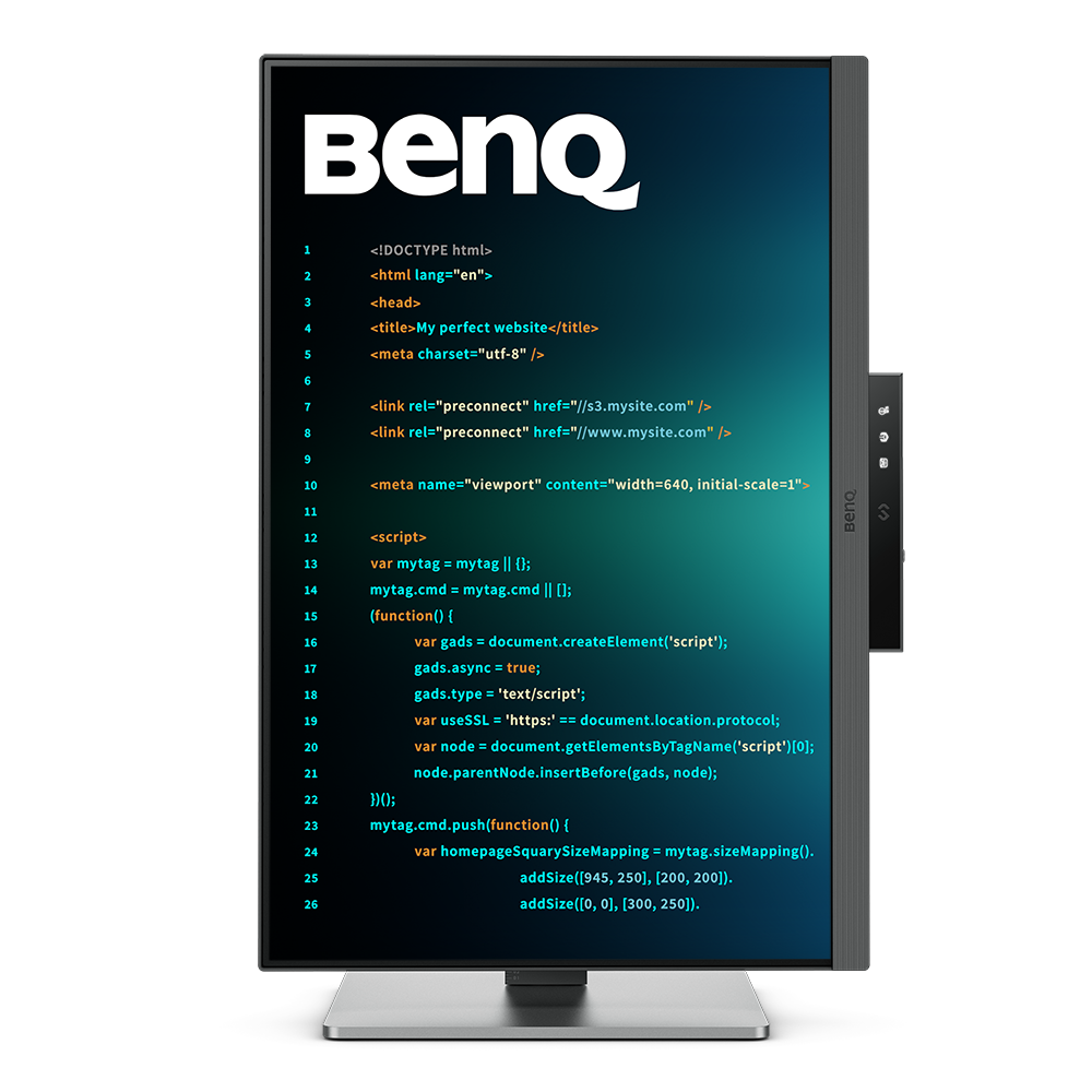 RD240Q｜24.1” WQXGA BenQ Programming Monitor