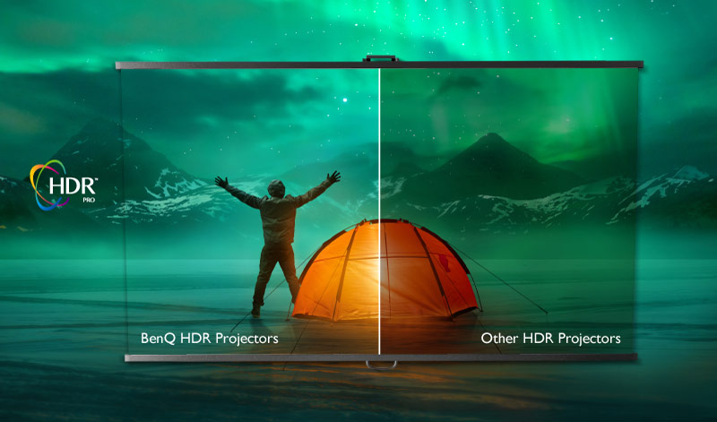 HDR-PRO offers greater brightness, contrast range, and image optimization