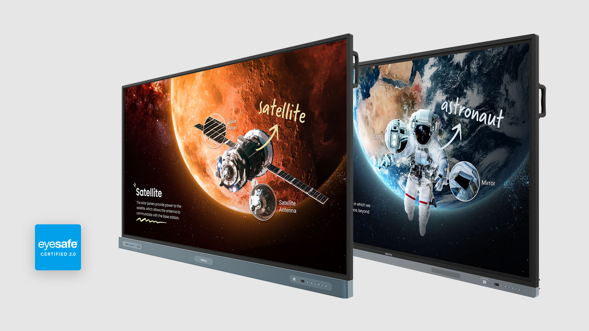 Das BenQ Board Pro und der Master wurden mit der Eyesafe® Certification 2.0 ausgezeichnet